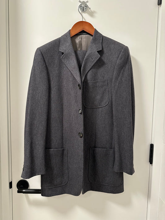 Corneliani Grey Workwear-Inspired Suit — Trend Line (48R)