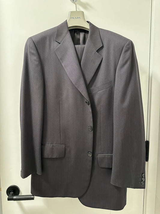 Corneliani Classic Grey Suit — Extra Fine Wool (48R)